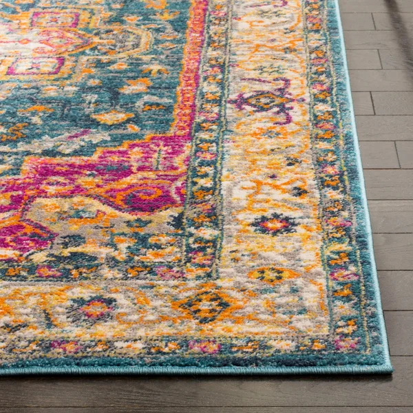 Safavieh Madison MAD202M Blue/Multi 10& x 14& Area Rug