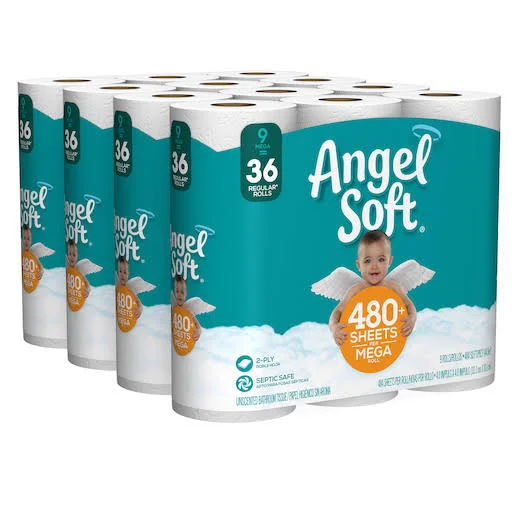 Angel Soft Toilet Paper - Mega Rolls - 36 count