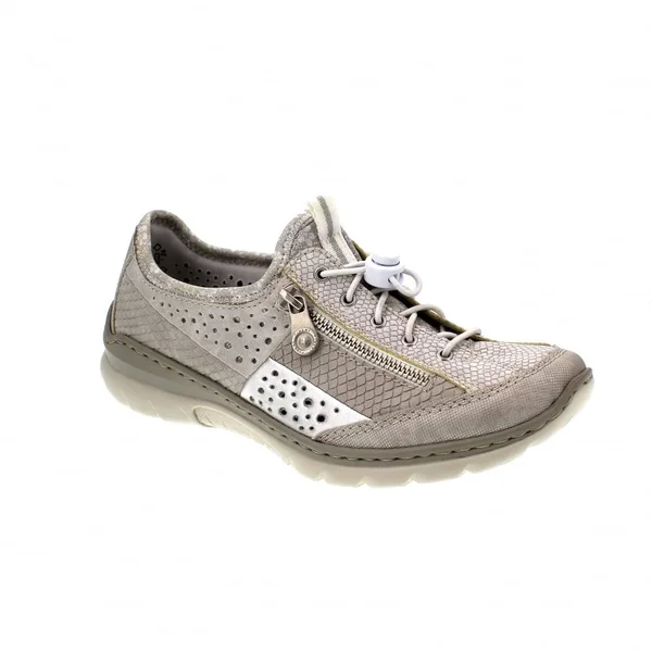 Rieker L3297-91 Off White/Silver 42 EU Womens Trainers