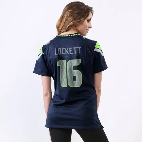 Nike Women's Tyler Lockett Seattle Seahawks Game Jersey - Navy