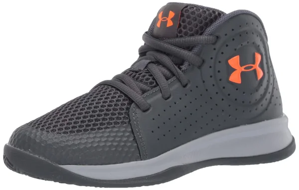 Under Armour Pre-School Jet 2019 Basketball Shoes - Gray - 1