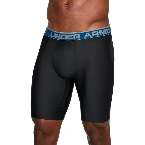 Under Armour OSeries 9in Boxerjock 2pk Black - Black 4XL