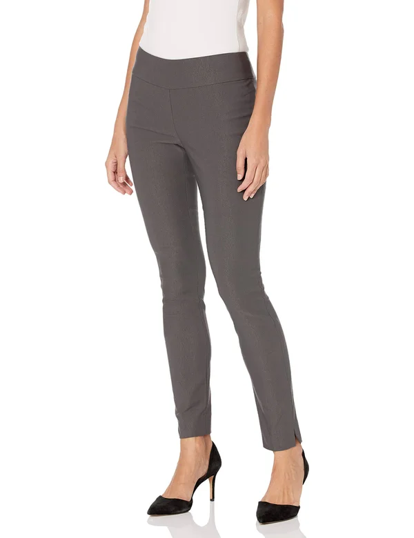 Nic+Zoe Women's Slim Wonderstretch Pants - Timber - Size 4
