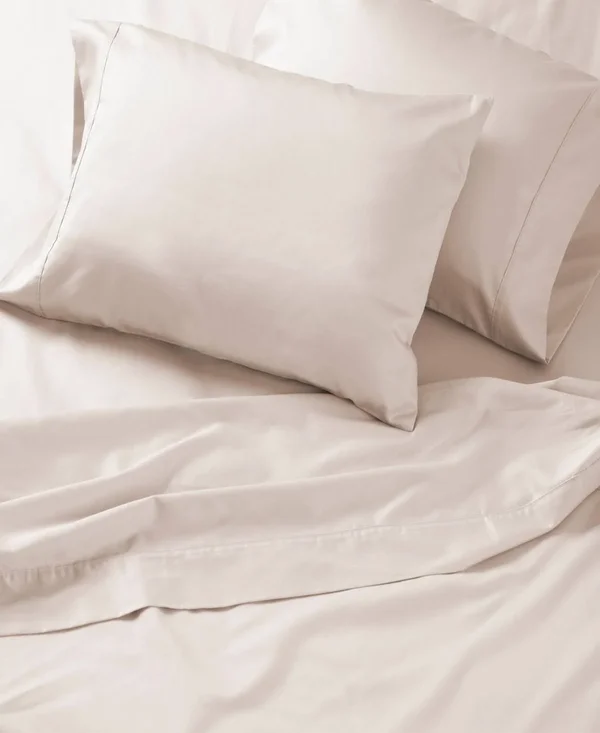 Welhome Cotton Sateen Sheet Set - Storm Cloud - Twin