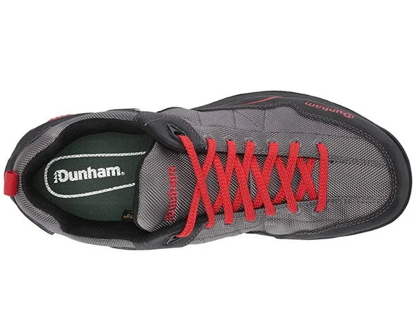 Dunham Men's Cloud Plus Waterproof Lace-Up Shoe Grey, 10.5, 4E