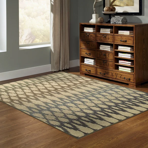 Silver Orchid Bernon Ivory/ Multi Rug - 5&3x22 x 7&3x22