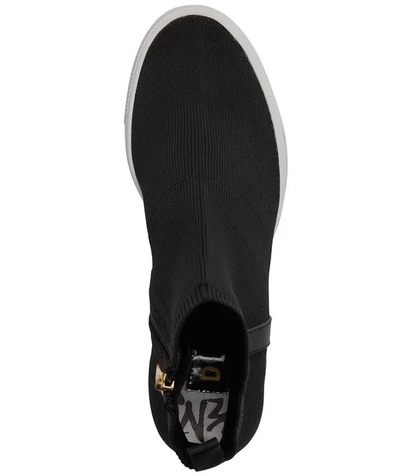 Dkny Cali Logo Wedge Sneaker Booties - 8M