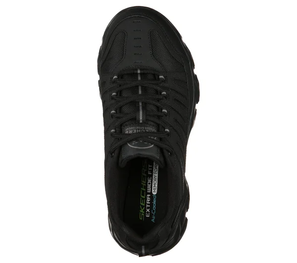 Skechers Men's Relaxed Fit Crossbar Stilholt Hiking Shoe, Black/Black