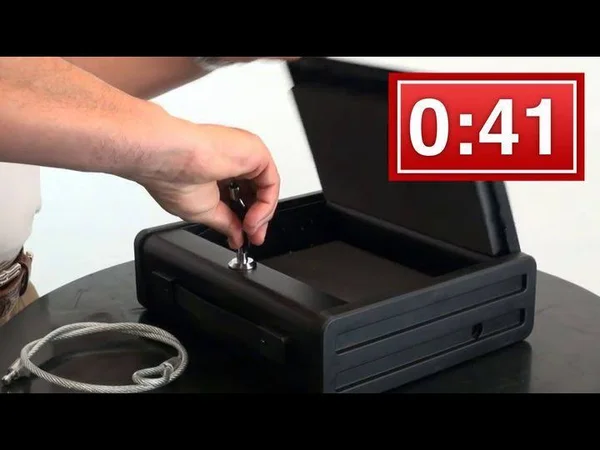 Gun Safe, 0.10 Cu. ft, Key Sentry Safe Pp1k