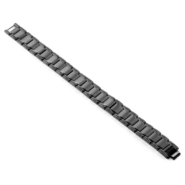 Men's Steel Bracelet - Black, Titanium, Fort Tempus