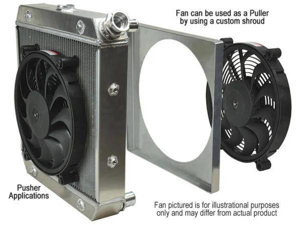 Derale 16913 High Output Radiator Pusher Fan