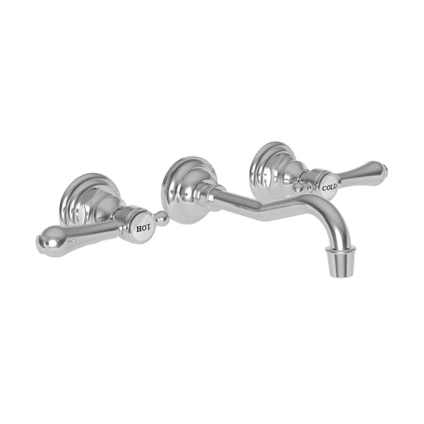 Newport Brass Chesterfield Wall Mount Lavatory Faucet Antique Nickel