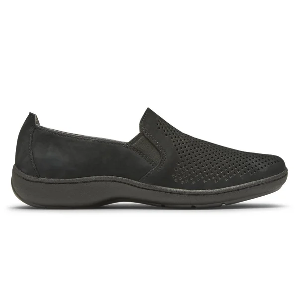 Women's Aravon Lia Slip-On Sneaker, Size 8.5 D - Black