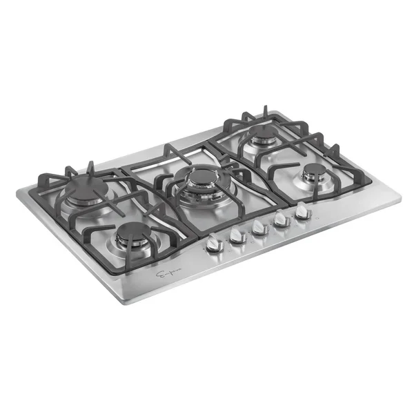 Empava 30x22 5 Italy Sabaf Burners Stove Top GAS Cooktop Empv-30GC0A5, Silver, Stainless Steel