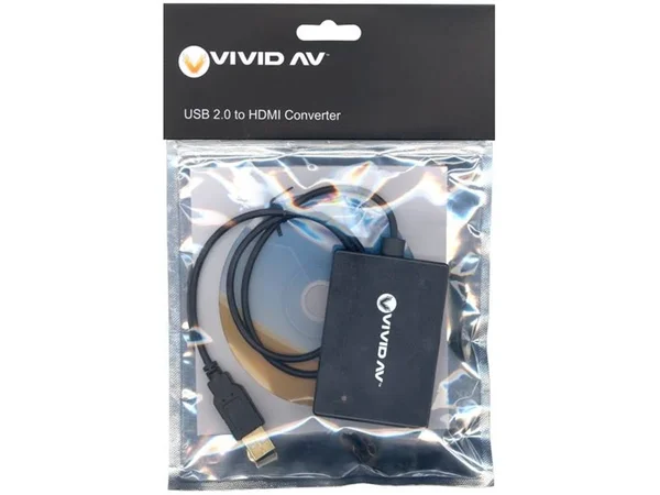 Vivid AV USB to HDMI Adapter with Audio