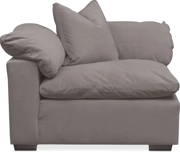 Plush Core Comfort Corner Chair - Abington tw Fog Gray