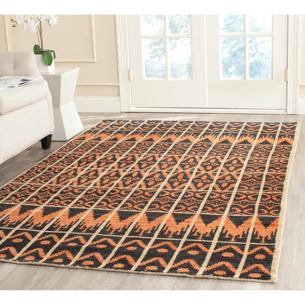 Safavieh Kenya KNY609A Orange - Black 6' x 9' Area Rug