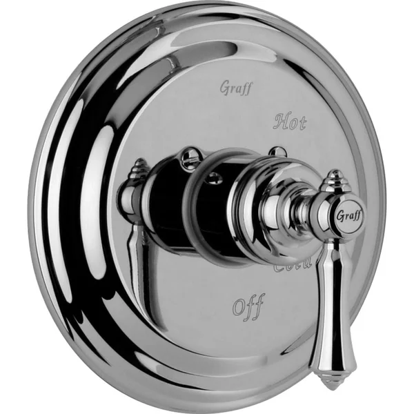 Graff G-7015-LM15S-PN-T Nantucket Trim Plate with Handle in Polished Nickel