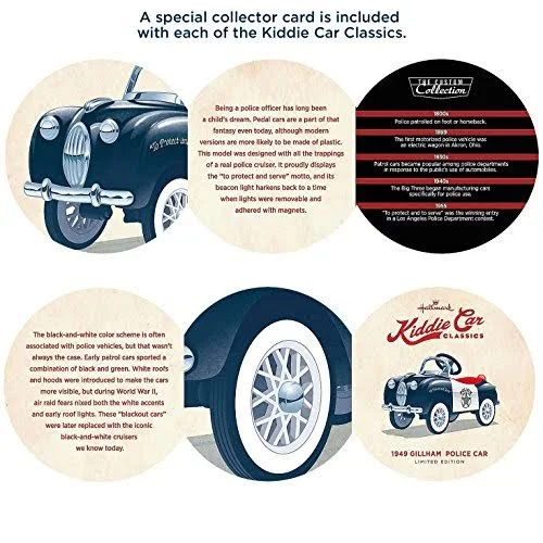 Hallmark Kiddie Cars QEP2219 Limited Edition 1949 Gillham Police Car
