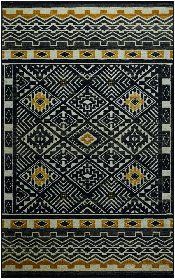 Mohawk Prismatic Landry Black 5' x 8' Area Rug