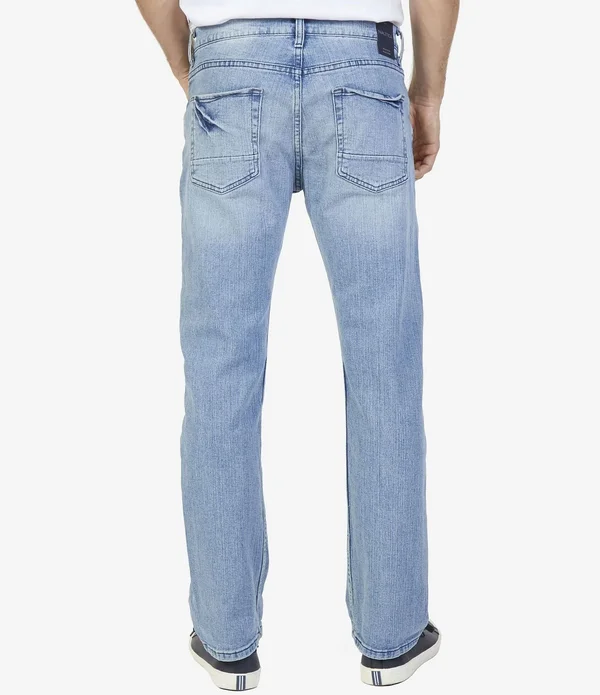 Nautica Men's Stretch Straight-leg Jeans - Pure Adriatic Sea