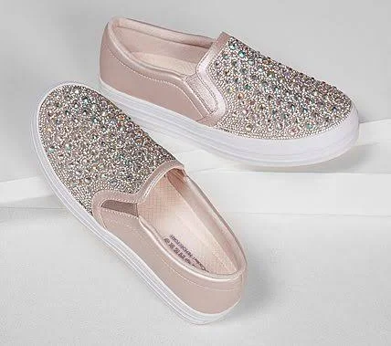 Skechers Women's Double Up - Eye Candy Sneakers Light Pink 6.0