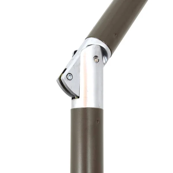 California Umbrella 9 ft. Aluminum Push Button Tilt Olefin Market Umbrella - White