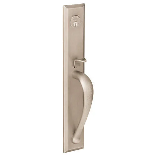 Baldwin Hardware - Full Cody Escutcheon Left Handed Full Dummy Handleset with BeaverTail Lever in Distressed Antique Nickel - 64