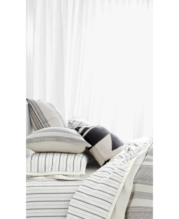 Lauren Ralph Lauren Taylor Comforter Set - Cream/Charcoal - Full/Queen