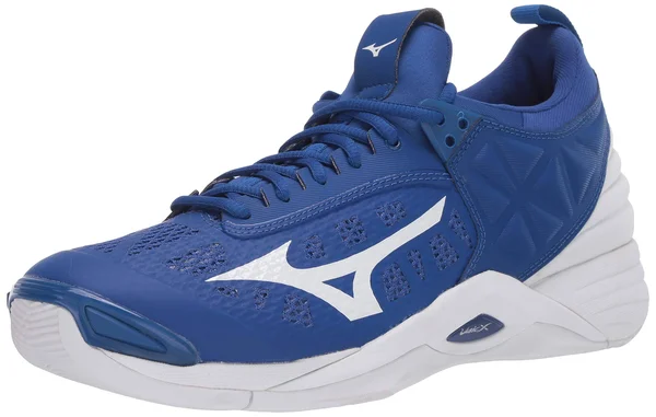 Mizuno Wave Momentum Men's Volleyball Shoes-Blue/White - Size: 9.5
