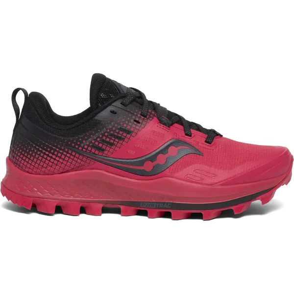Women's Saucony Peregrine 10 St Barberry|Black - Size 9.5M