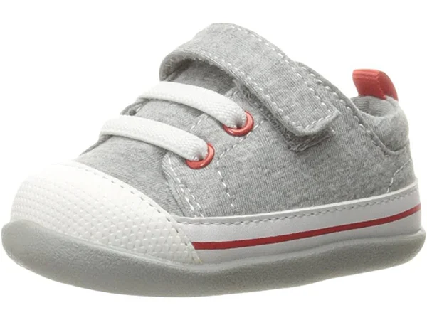 See Kai Run Kids Stevie II (Infant/Toddler) Boy's Shoes Gray Jersey : 6 Toddler M