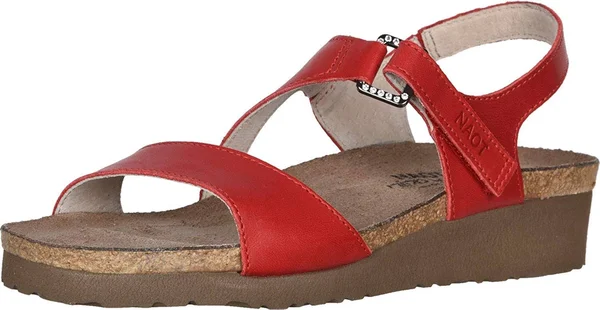Naot Women's Pamela - Size: 41, Kiss Red Leather