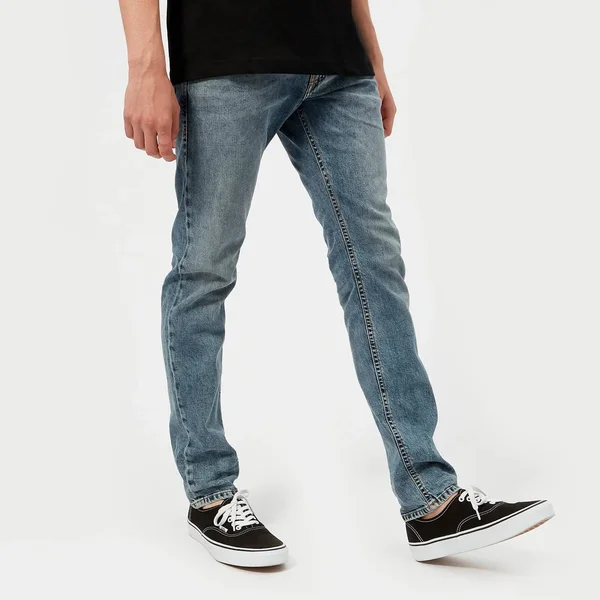 Diesel Washed Light Blue Thommer Slim Fit Jeans