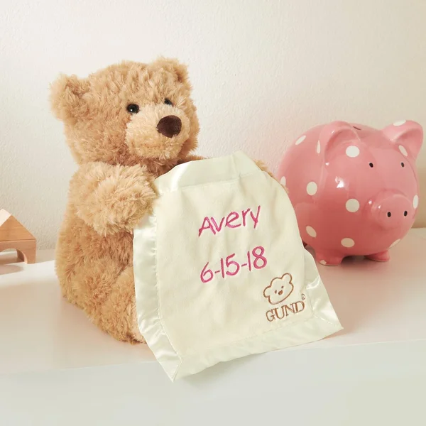Personalized Gund Animated Peek-A-Boo Bear D2529865