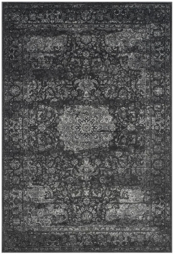 Safavieh Carnegie Dark Grey & Cream 4& x 6& Rug