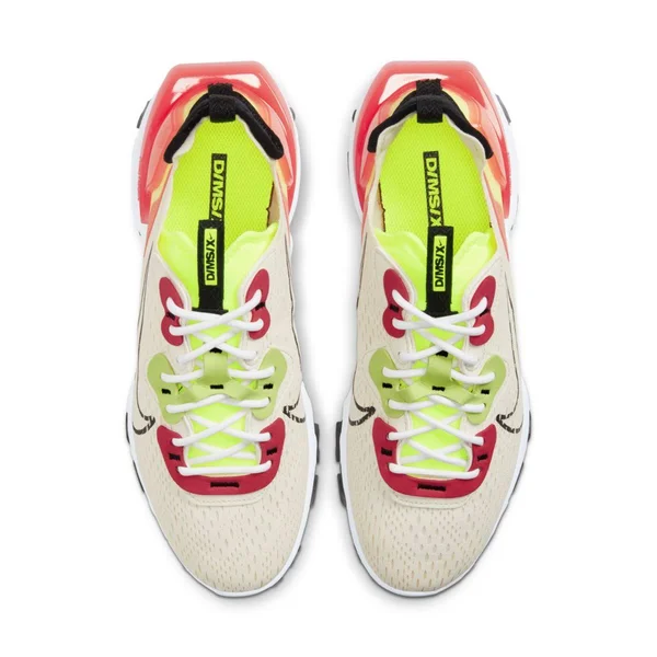 Nike - Women's React Vision (pale Ivory, Black, Volt, Laser Crimson)