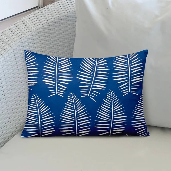 Joita Breezy Indoor Outdoor Soft Royal Pillow Sewn Closed 12x24