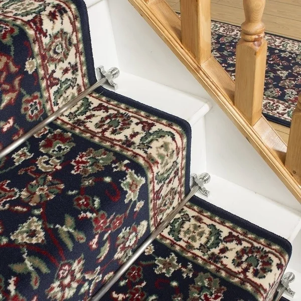 runrug USA Persian Blue Stair Carpet Runner Length: 35 foot - Width