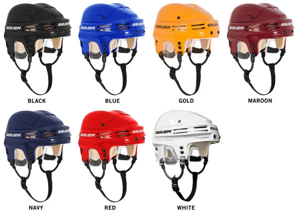 Bauer 4500 Hockey Helmet-Red-Small