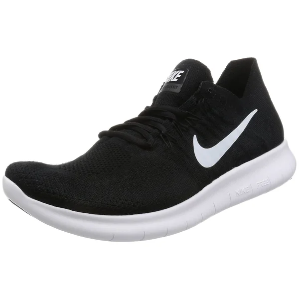 Nike Men's Free RN Flyknit 2017 Running Shoe - Black