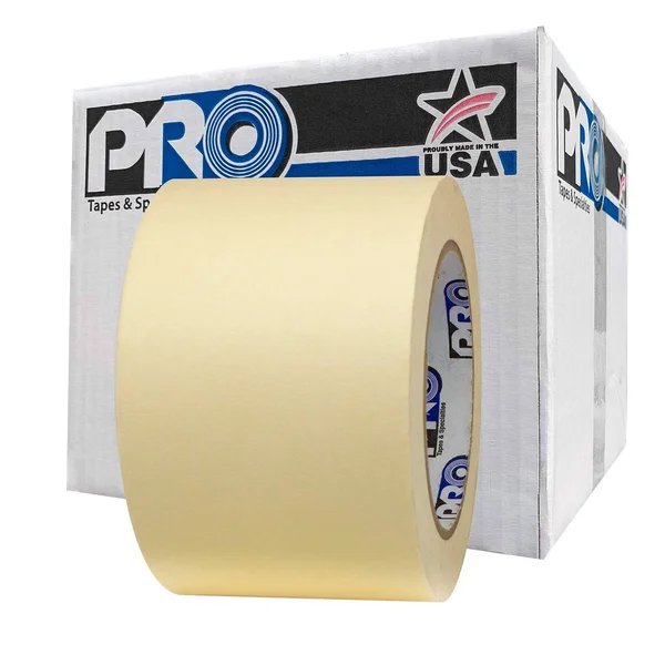 ProTapes Pro 795 Crepe Paper General Purpose Masking Tape - 60 yds Length x 3x22 Width, Tan (Pack of 16)