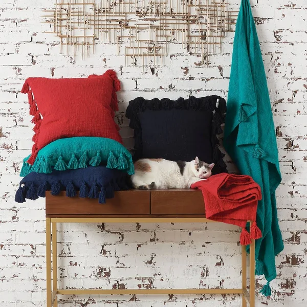 Carol & Frank Devin Pillow - Coal