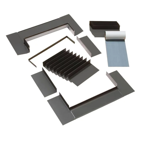 Velux America Velux Step Flashing Skylight EDLM080000B - Aluminum, 5-1/4x22L X 44x22H X 15-3/4x22D
