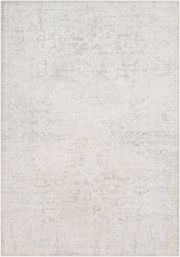 Traditional BHS-0016146-P Turkish Viscose Gray Classic Rug