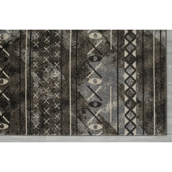 Amer Caribe CAR-5 3&5x22 x 5&6x22 Walnut Area Rug