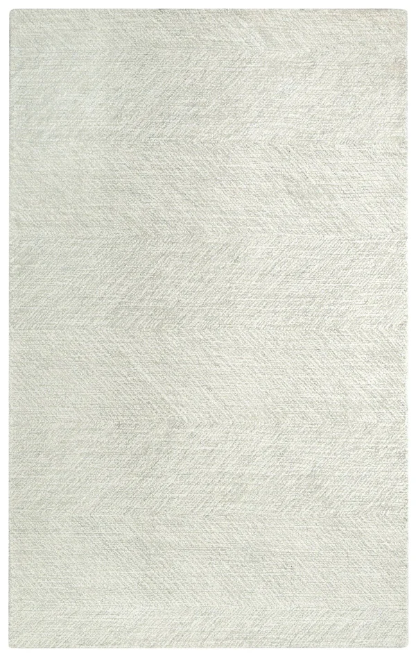 Alora Decor Trace 7&6x22 x 9&6x22 Geometric Gray/Ivory Power-Loomed Area Rug