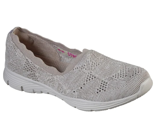 Skechers Women's Seager Bases Covered Slip On, Taupe
