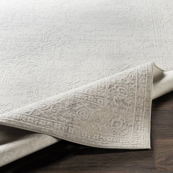 Traditional BHS-0016146-P Turkish Viscose Gray Classic Rug