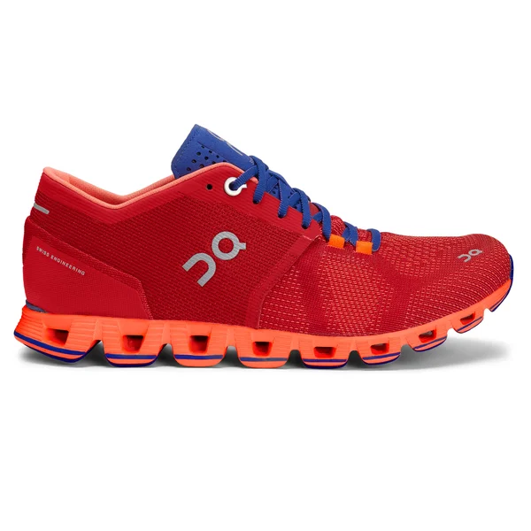 on Running, Cloud x, Women's Red|Flash, 9